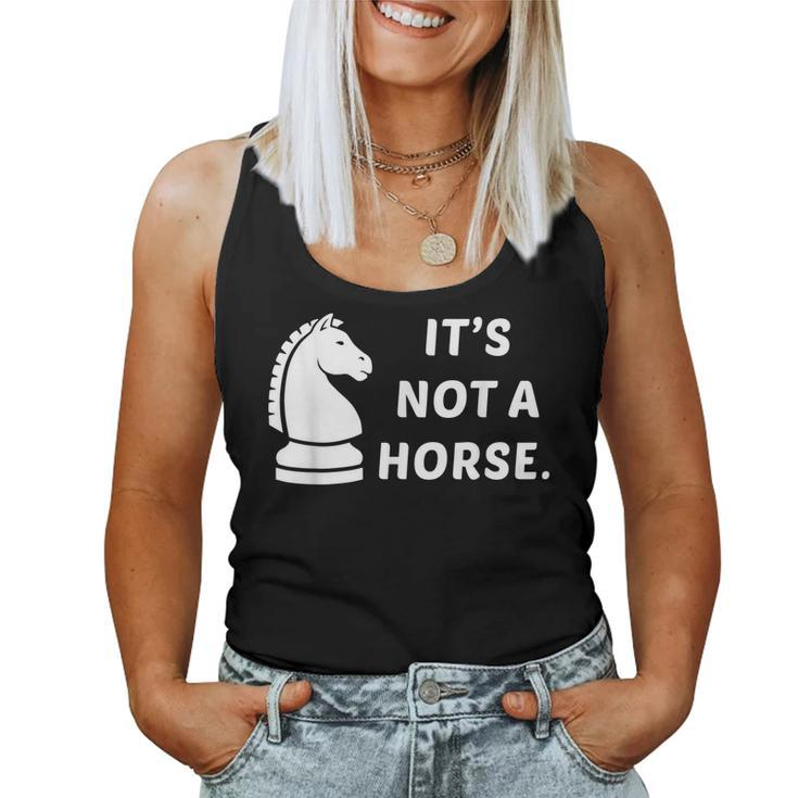 Funny Chess Knight Pieces Board Game Lover Player Horse Gift  Women Tank Top Basic Casual Daily Weekend Graphic