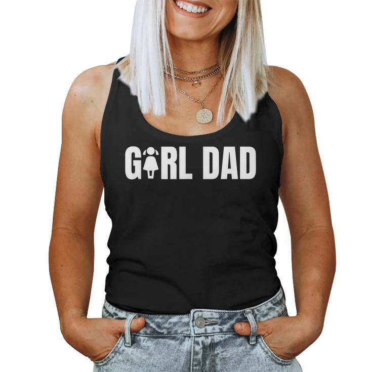 Girl Dad From Wife Mom Daughter New Baby Girls Fathers Day Women Tank Top