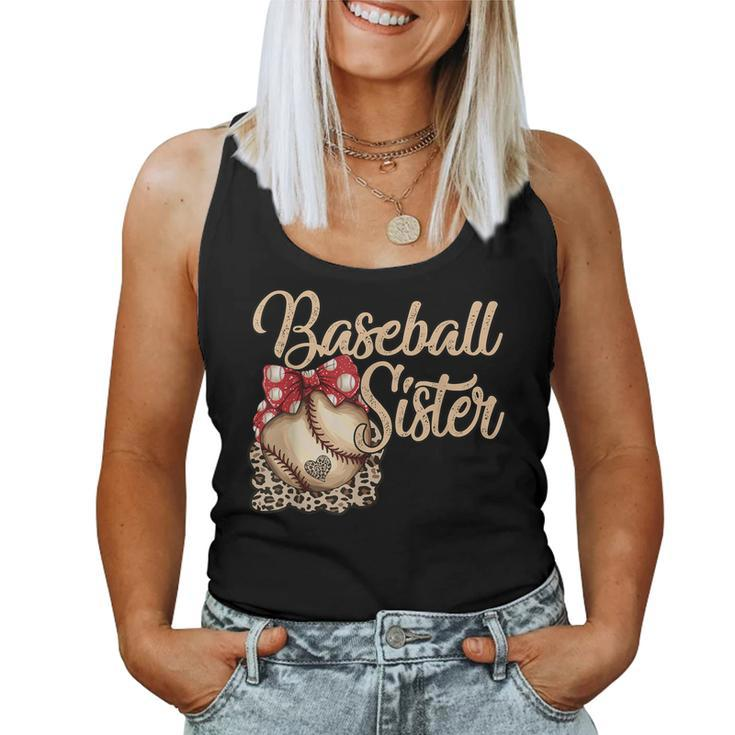 Girls Baseball Outfit Baseball Sister Baseball Sister Women Tank Top