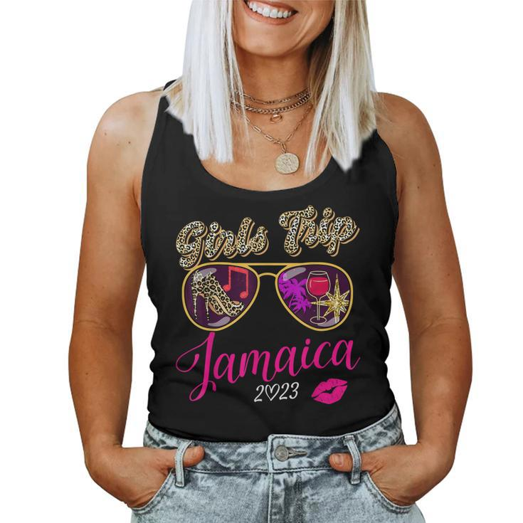 Girls Trip Jamaica 2023 For Womens Weekend Birthday Squad Women Tank Top