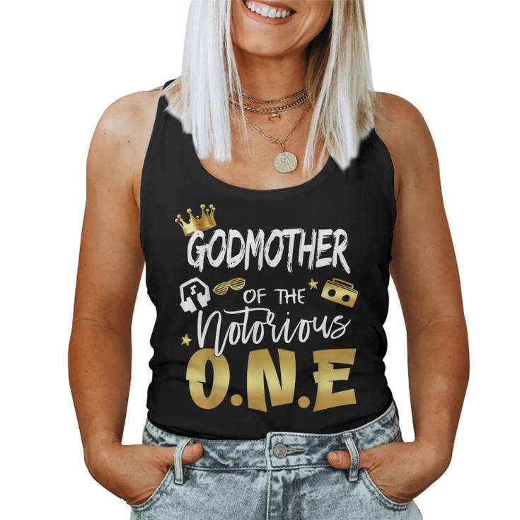 Godmother Of The Notorious One Old School 1St Birthday Women Tank Top