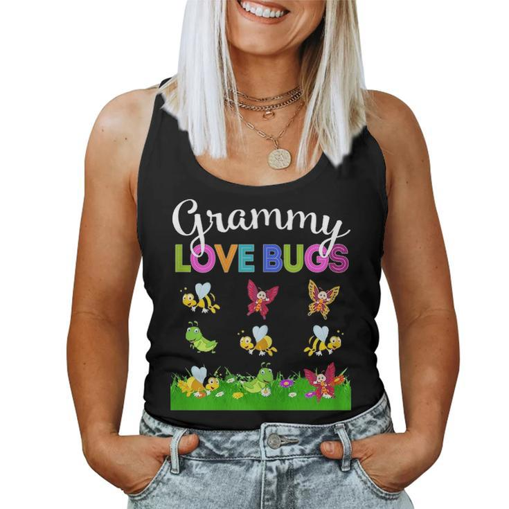 Grammy Love Bugs Funny Mother Day Gift For Grammy Women Tank Top Basic Casual Daily Weekend Graphic