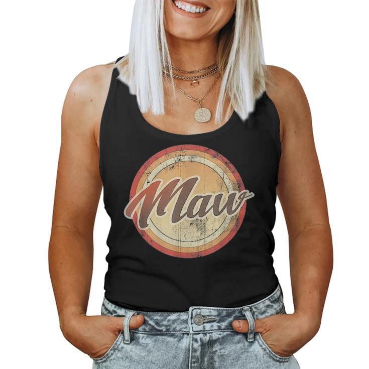 Graphic 365 Maw Vintage Mothers Day Funny Grandma Gift Women Tank Top Basic Casual Daily Weekend Graphic