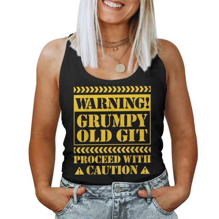 Grumpy Old Git T For Men Sarcastic Fathers Day Women Tank Top