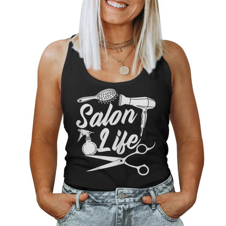 Womens Hair Stylist Hairdresser Salon Life Stylist Hair Salon Women Tank Top