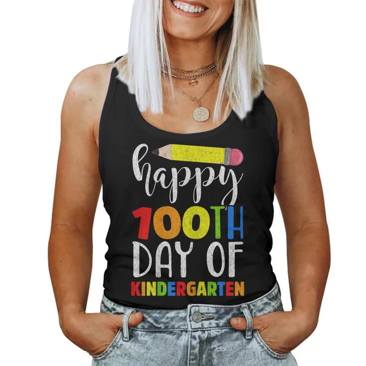 Happy 100Th Day Of Kindergarten Shirt For Teacher Or Child V2 Women Tank Top