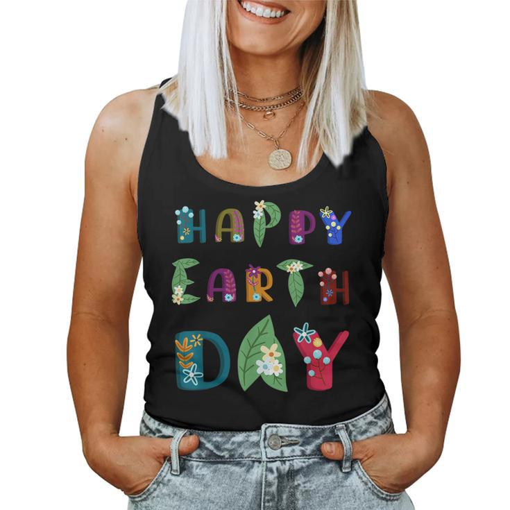 Happy Earth Day Tshirt Nature Lovers Mother Earth Day Shirt Women Tank Top