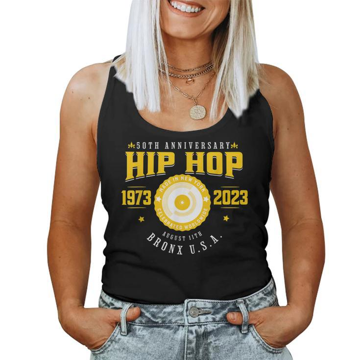 Hip Hop Music 50Th Anniversary Musician Birthday Born Day Women Tank Top