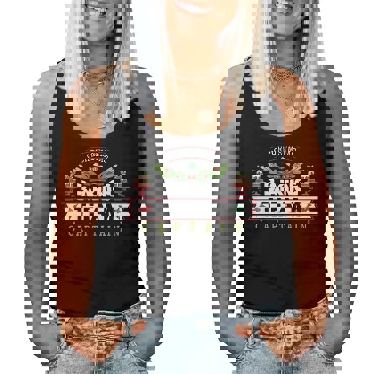 Holiday Cookie Christmas Baking Team Captain Women Tank Top