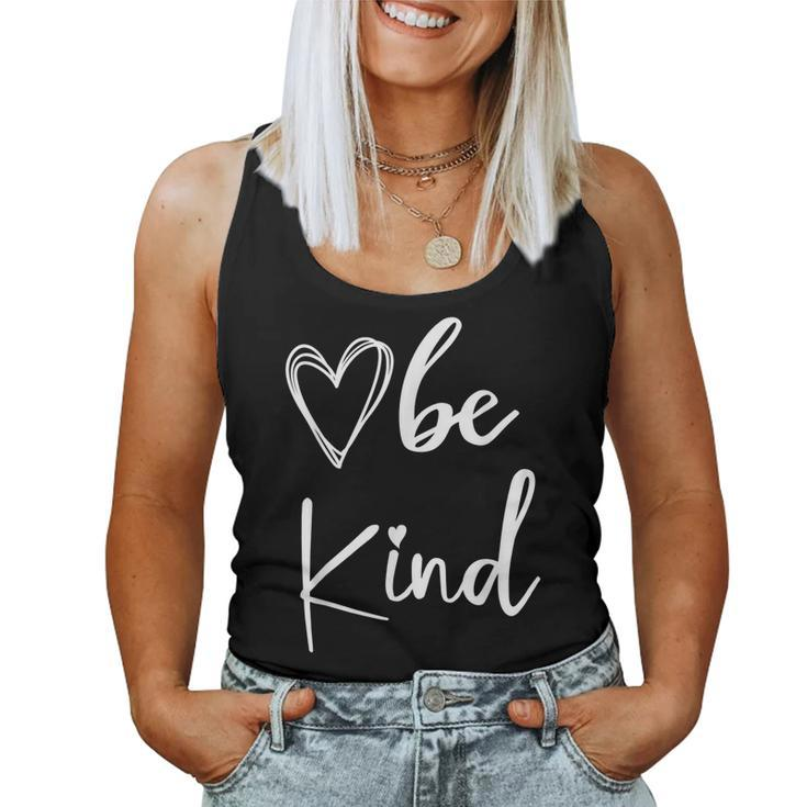 Be Kind Orange Unity Day Anti Bullying Kindness Apparel Women Tank Top
