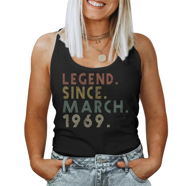 Legend Since March 1969 Shirt - Age 50Th Birthday Women Tank Top
