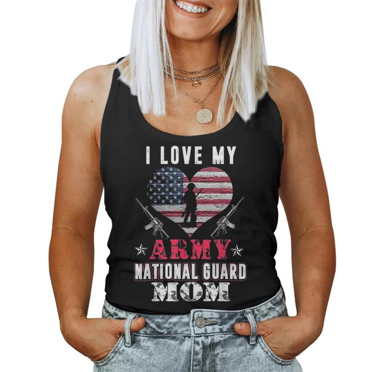 Love My Us Army National Guard Mom  V2 Women Tank Top Basic Casual Daily Weekend Graphic