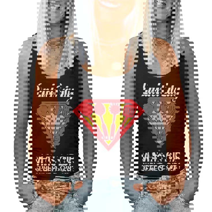 Lunch Lady Superhero Lunch Lady Womens Women Tank Top