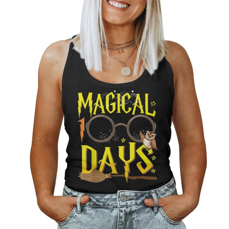 Magical 100 Days Of School Teacher Students Kids Boys  Women Tank Top Basic Casual Daily Weekend Graphic
