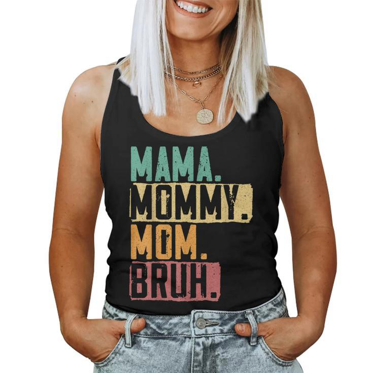 Mama Mommy Mom Bruh Motherhood Best Mom Ever Mothers Day  Women Tank Top Basic Casual Daily Weekend Graphic