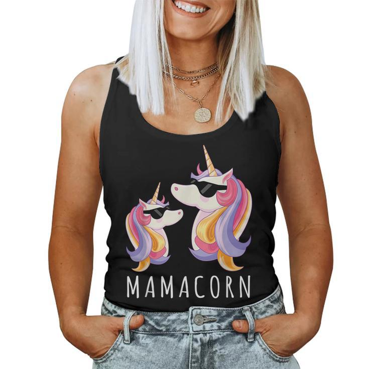 Mamacorn Mama Unicorn Mom And Baby Christmas Women Tank Top