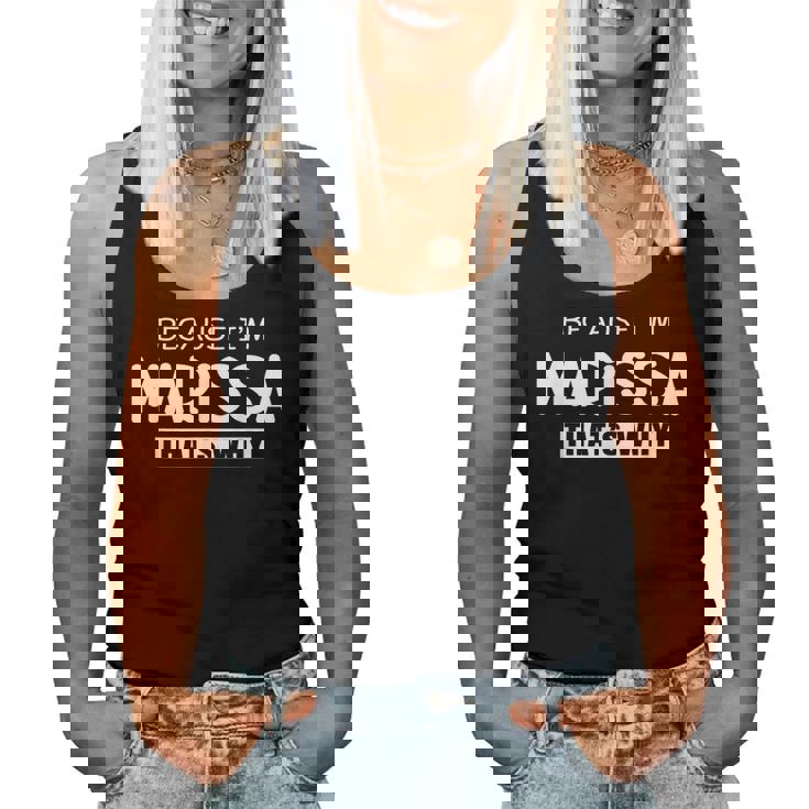 Marissa Personalized Birthday Idea Girl Women Name Marissa Women Tank Top