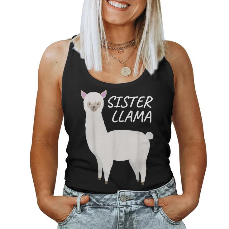 Matching Family Llama Sister Llama For Sis Women Tank Top