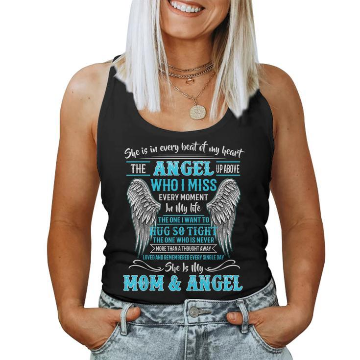 Memory Of Parents In Heaven For Daughter Son Loss Mom Women Tank Top