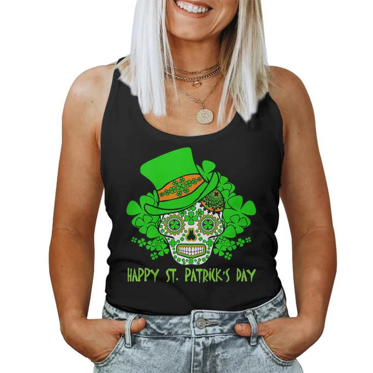 Mens Womens T Shirt Green Skull St Patricks Day Women Tank Top