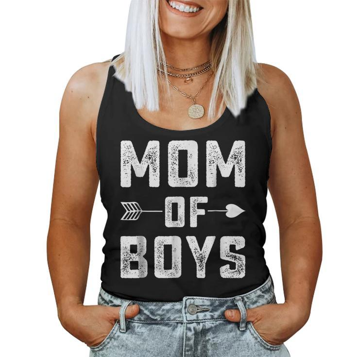 Mom Of Boys Shirts Mother Day T Shirt Women Tank Top