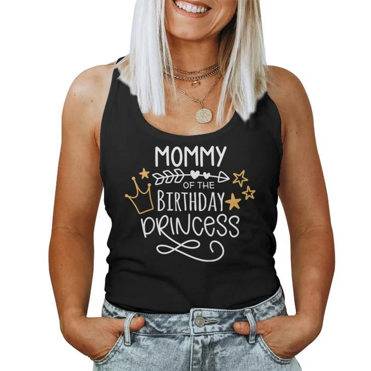 Mommy Of The Birthday Princess Mom Shirt For Birthday Party Women Tank Top