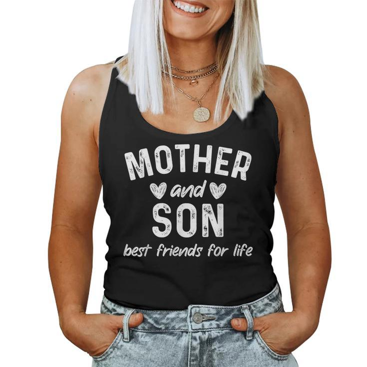 Mother And Son Best Friends For Life Mom Women Tank Top