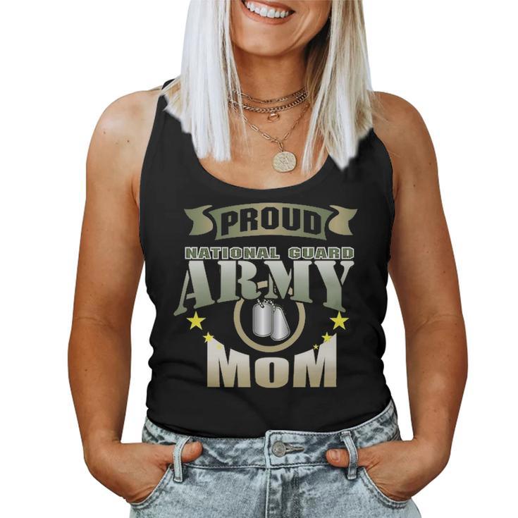 National Guard Mom Proud Army National Guard Mom Gift Women Tank Top Basic Casual Daily Weekend Graphic