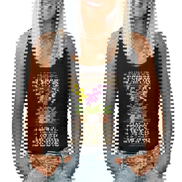 Orchid Flower Lover Women Florist Plants Mother Orchid Women Tank Top