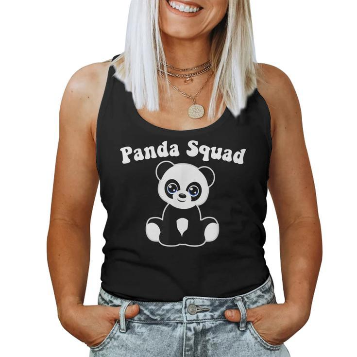 Panda Squad Cute Panda Lover Toddlers Girls Boys Kids Women Tank Top