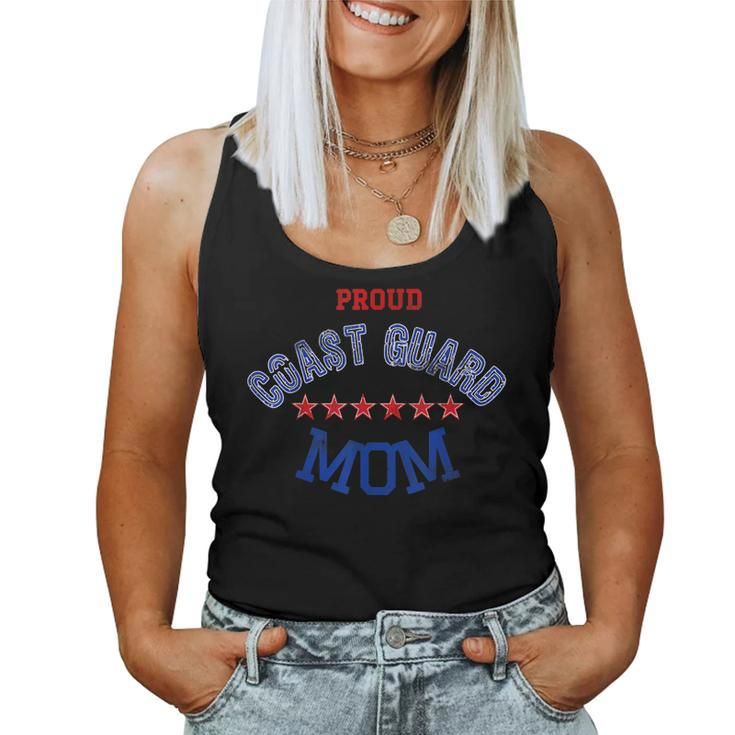 Pride US Army - Proud Coast Guard Mom Gift Women Tank Top Basic Casual Daily Weekend Graphic