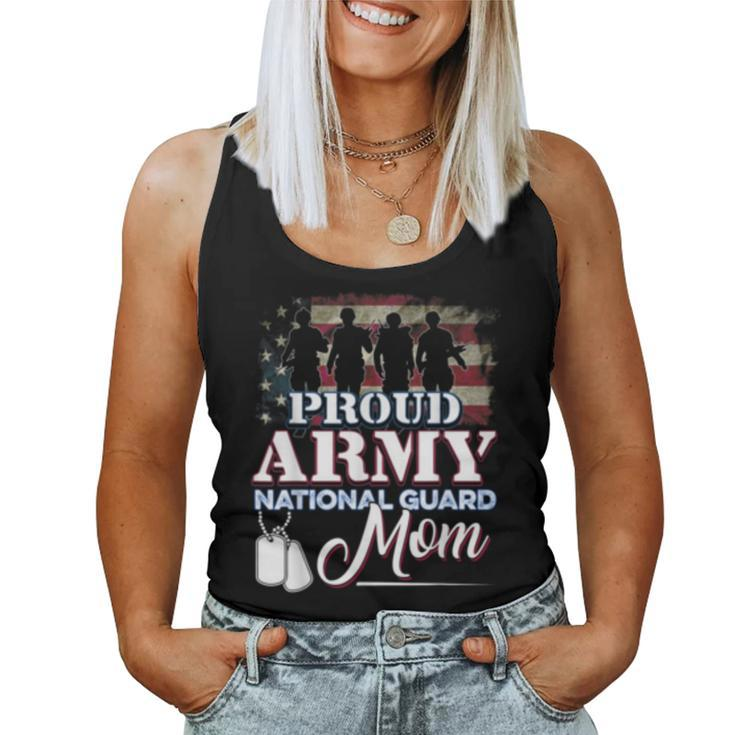 Proud Army National Guard Mom Veteran Women Tank Top