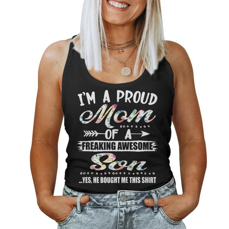 Proud Mom - From A Son To Mom Mama Women Tank Top