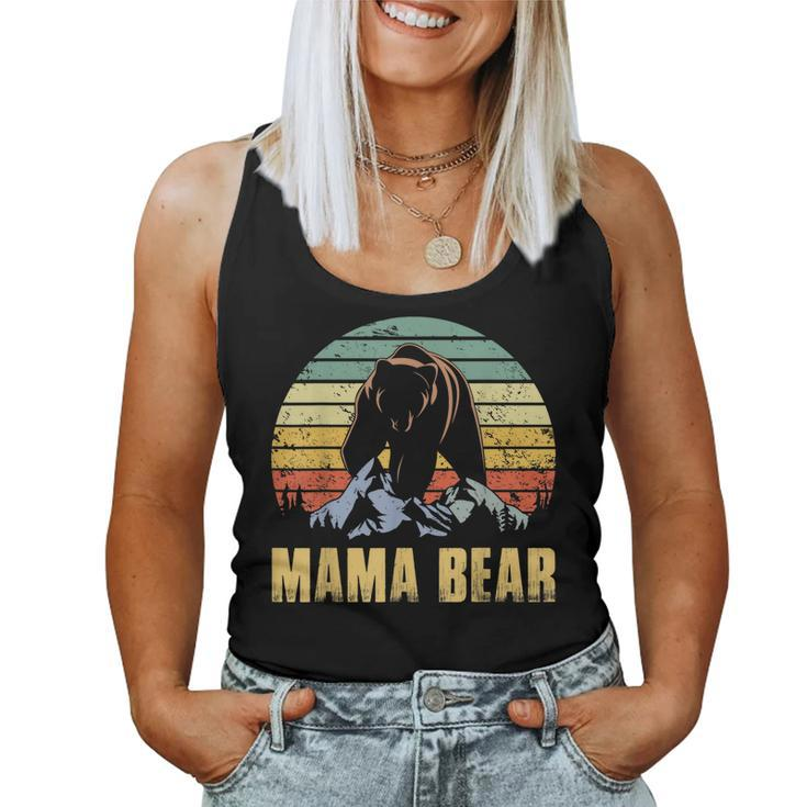 Retro Mama Bear Vintage For Mom Mommy Women Tank Top