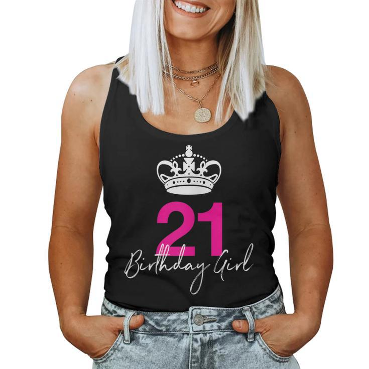 Womens Womens 21St Birthday Tshirt For Her Women Tank Top