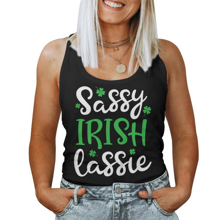 Sassy Irish Lassie T Shirt St Patricks Day Irish Girls Women Women Tank Top