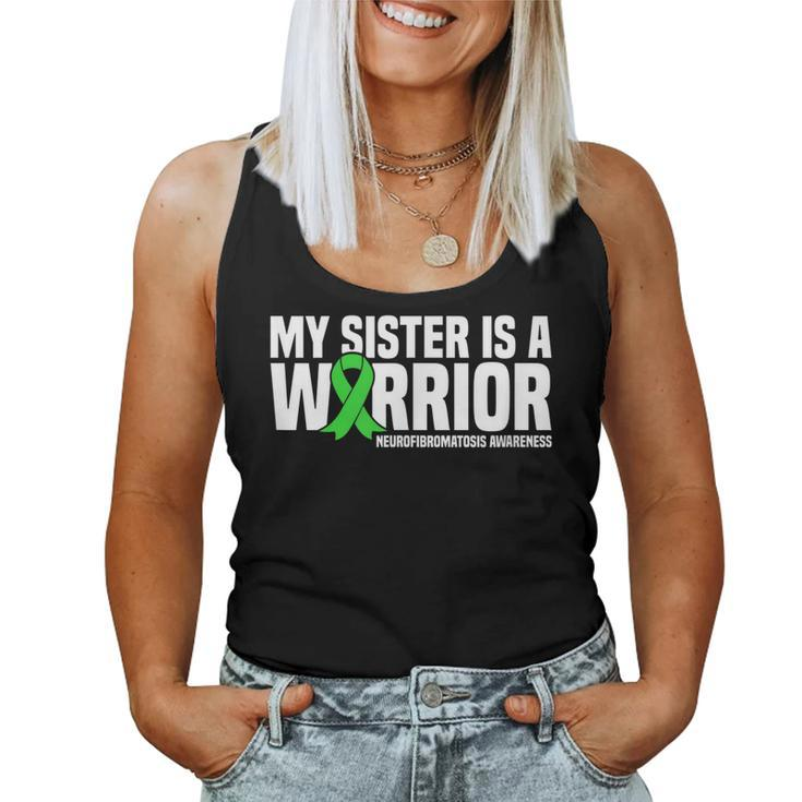 My Sister Is A Warrior Nf1 Neurofibromatosis Awareness Women Tank Top