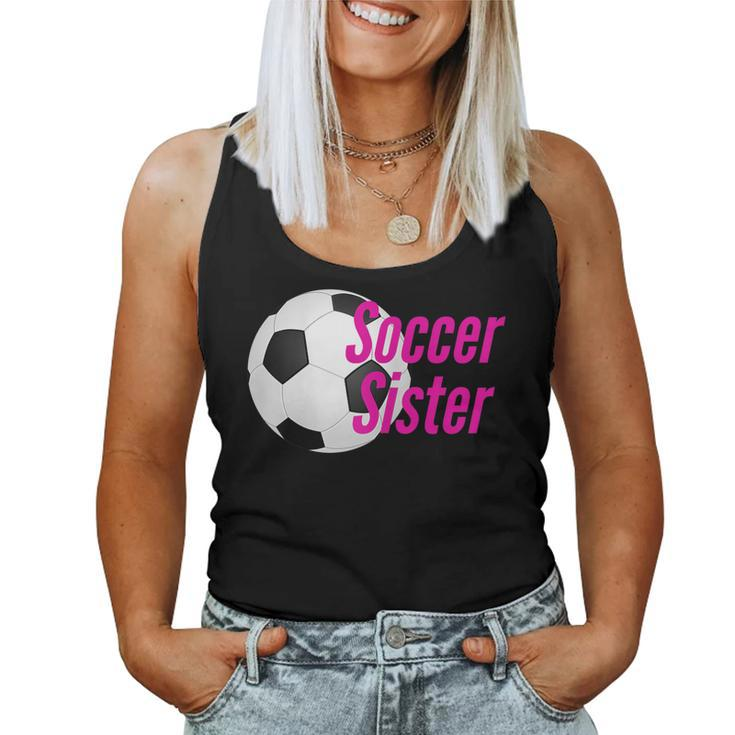 Soccer Sister Best Fun Girls Women Tank Top