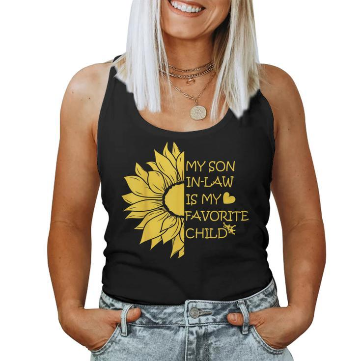 My Son In Law Is My Favorite Child Sunflower Mother-In-Law Women Tank Top