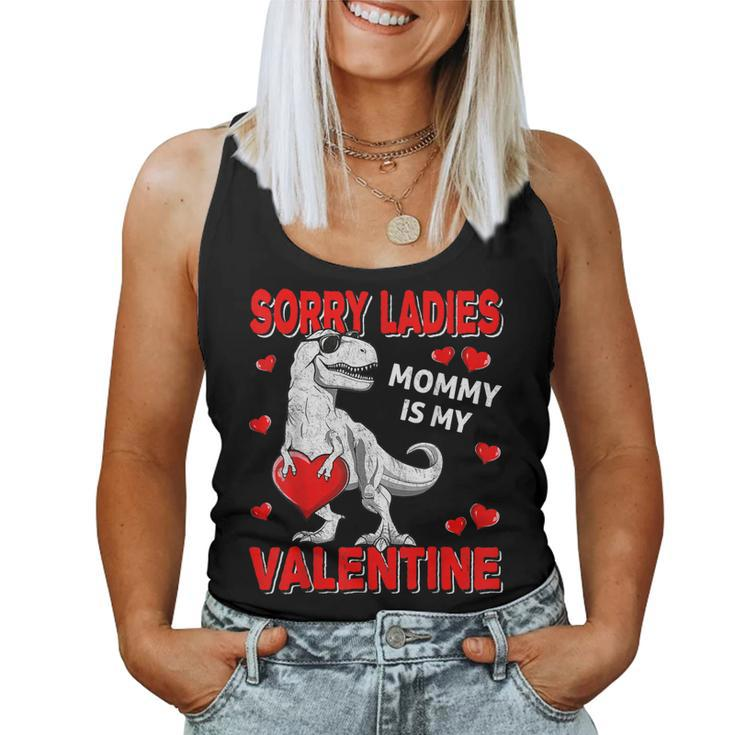 Sorry Ladies Mommy Is My Valentine Day  For Boys Funny  V3 Women Tank Top Basic Casual Daily Weekend Graphic