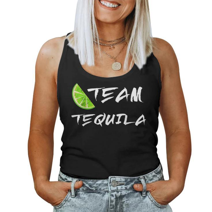 Team Tequila Lime Lemon Cocktail Squad Drink Group Women Tank Top