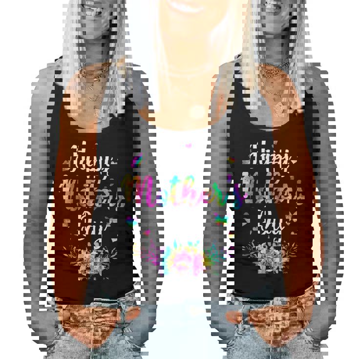 Tie-Dye Happy Women Women Tank Top