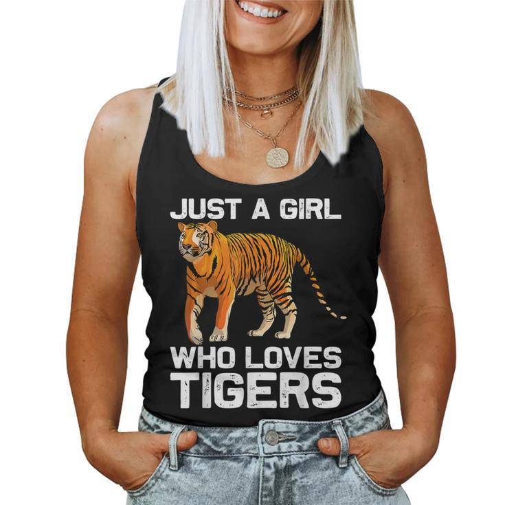 Tiger Girl Kids Women Mom Tiger Love Wildlife Women Tank Top