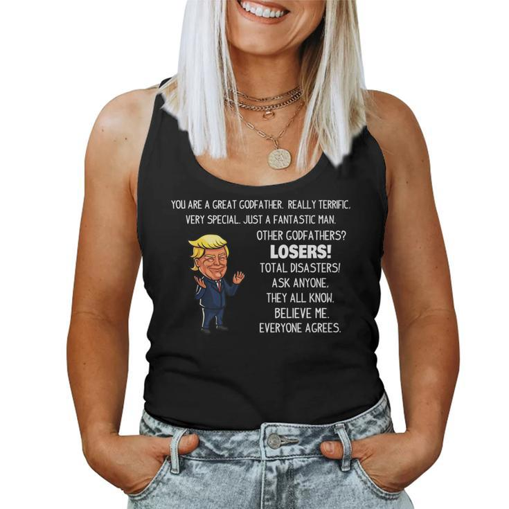 Trump For Godfather God Father Gag Women Tank Top
