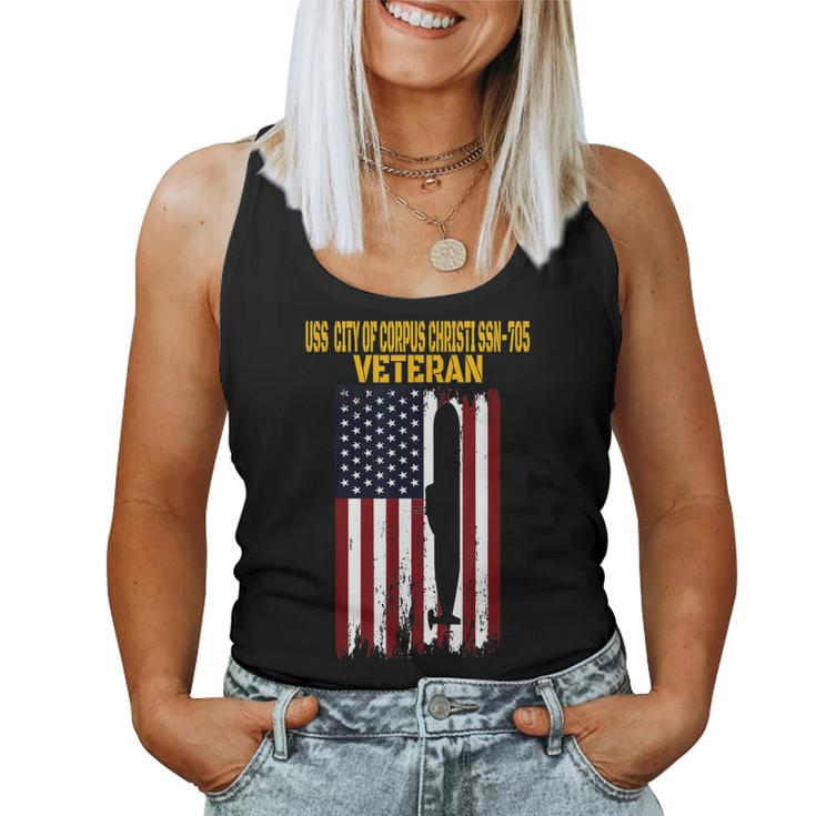 Uss City Of Corpus Christi Ssn-705 Submarine Veterans Day  Women Tank Top Basic Casual Daily Weekend Graphic
