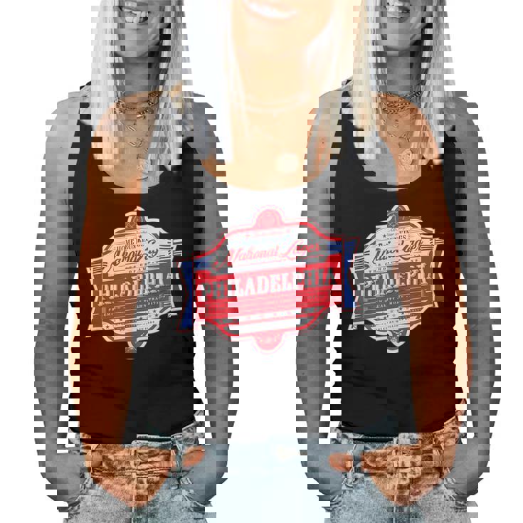 Vintage Philadelphia Beer Label - Philly Pride Women Tank Top
