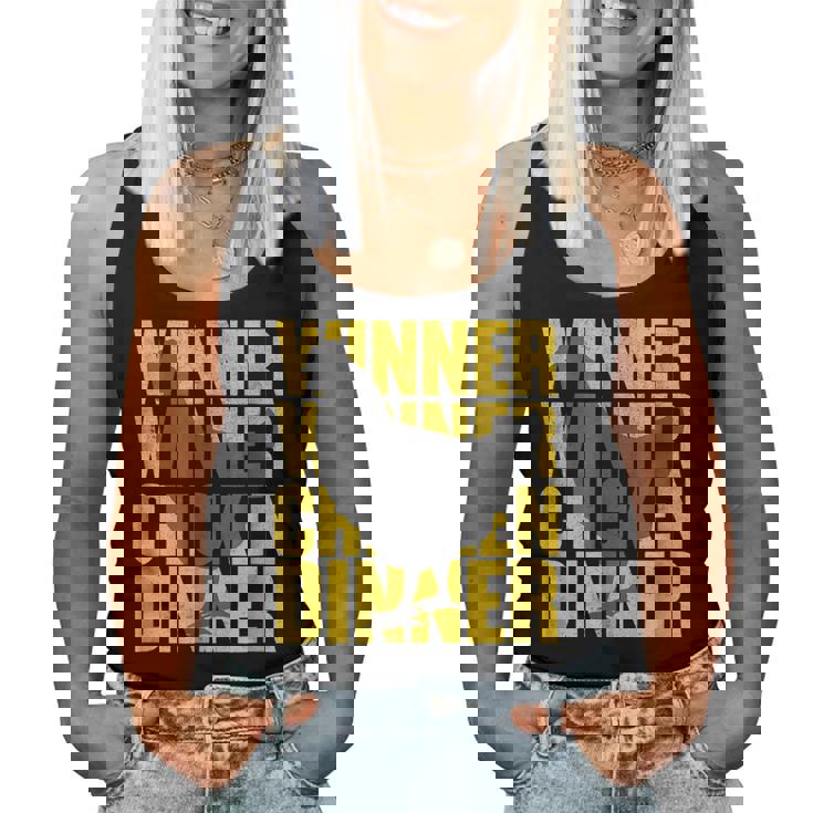 Winner Winner Chicken Dinner Chicken T Women Tank Top