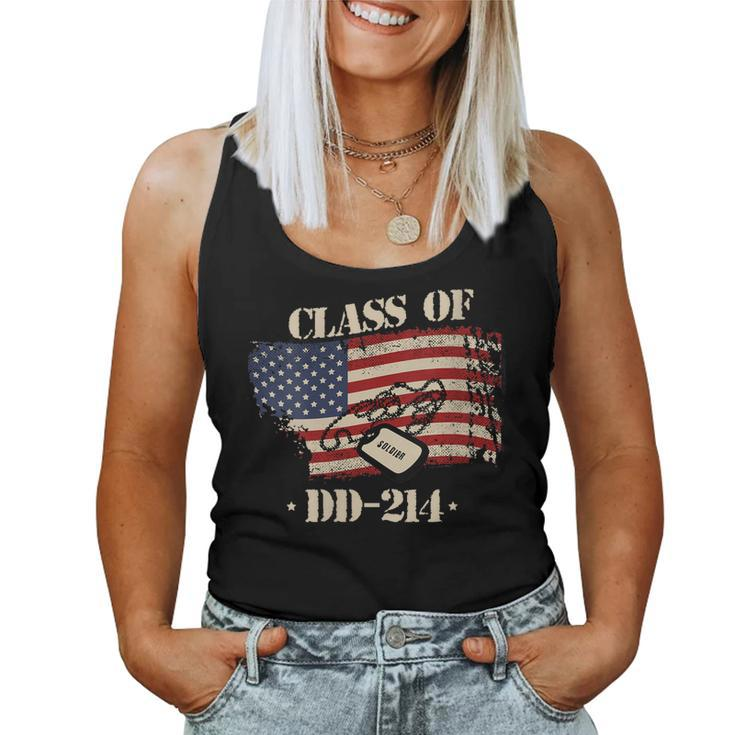 Womens Dd-214  Class Of Dd214  Soldier Veteran  Women Tank Top Basic Casual Daily Weekend Graphic