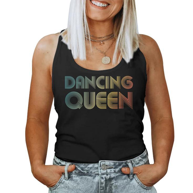 Womens Disco Queen Funky Vintage 70S 80S  For Dance Parties  Women Tank Top Basic Casual Daily Weekend Graphic