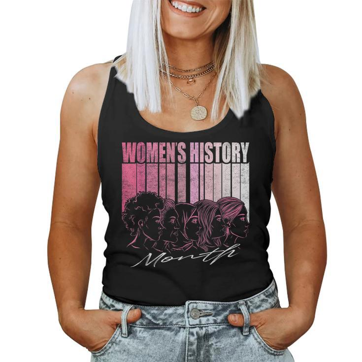 Womens History Month For Feminist Womens Rights March Month  Women Tank Top Basic Casual Daily Weekend Graphic